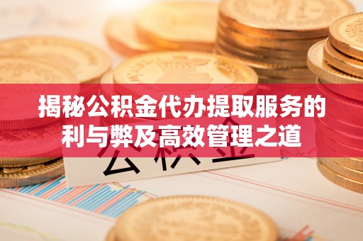 青海揭秘公积金代办提取服务的利与弊及高效管理之道