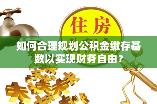青海如何合理规划公积金缴存基数以实现财务自由？