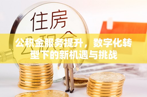 青海公积金服务提升，数字化转型下的新机遇与挑战