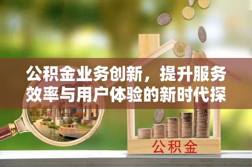 青海公积金业务创新，提升服务效率与用户体验的新时代探索