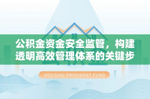 青海公积金资金安全监管，构建透明高效管理体系的关键步骤