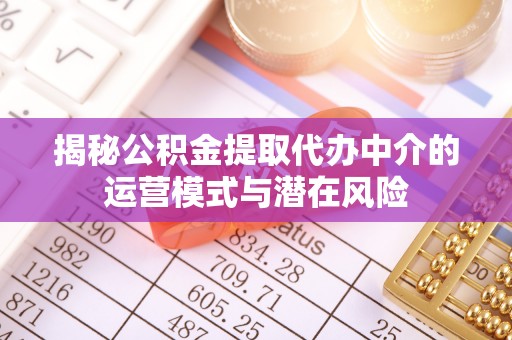 青海揭秘公积金提取代办中介的运营模式与潜在风险