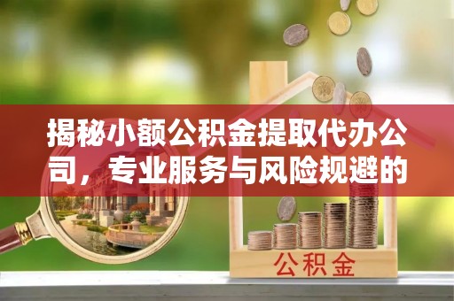 青海揭秘小额公积金提取代办公司，专业服务与风险规避的平衡艺术