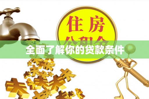 青海全面了解你的贷款条件